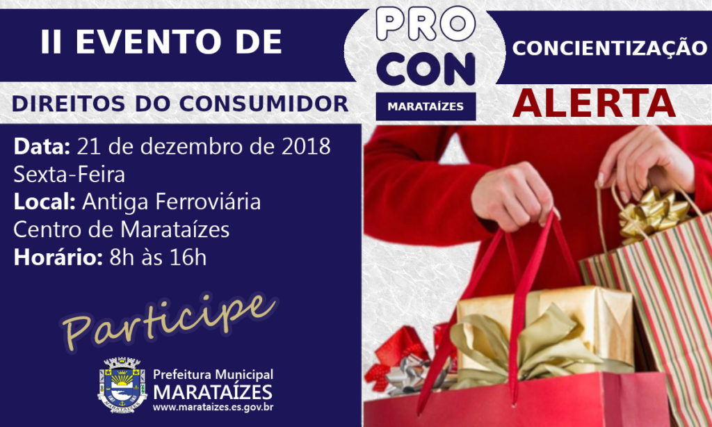 Procon de Marataízes promove evento para orientar consumidores durante as compras de final de ano