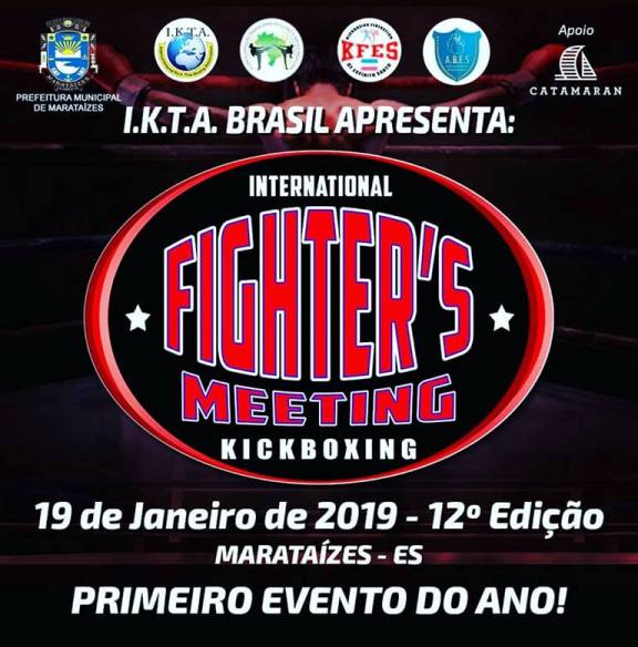 International Fighter’s Meeting de Kickboxing acontecerá neste sábado (19) em Marataízes